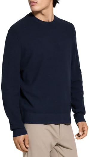 Theory Men's Riland Crewneck Sweater in Light Bilen