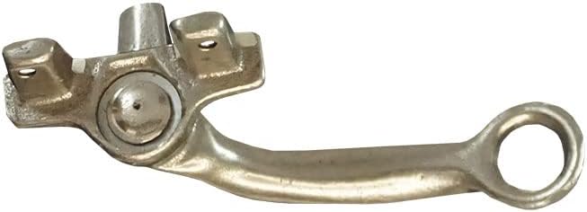 WRS 1-5/8' Right Hand Angle Base Cam Handle with Pole Hole - White Bronze