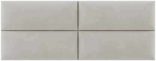 Vänt Upholstered Wall Mounted Headboard Panels -Isabelle Layout - 60' X 23'-Configuration of 4 Individual Panels - Recommended for Queen-Full - Micro Suede/Neutral Sand