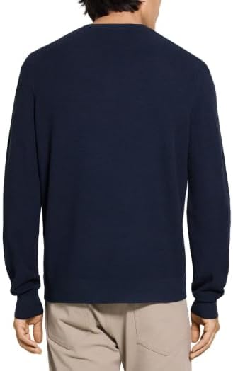 Theory Men's Riland Crewneck Sweater in Light Bilen