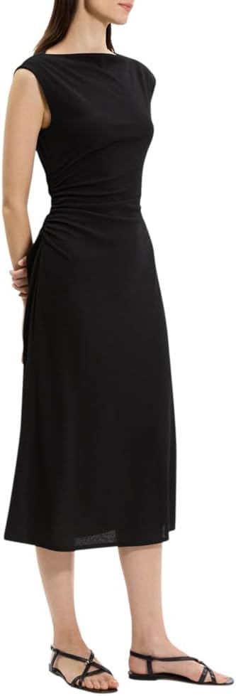 Theory Women's Boat Neck Drape Dress
