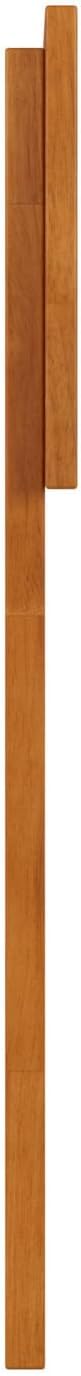 AFI, Orlando Queen Adjustable Modern Solid Wood Panel Headboard, Light Toffee