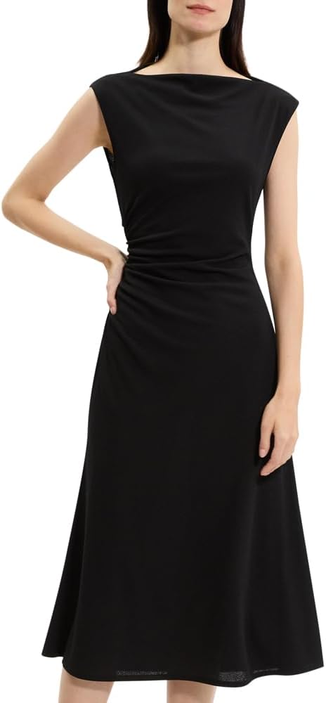 Theory Women's Boat Neck Drape Dress