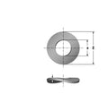100 of Each 1/4' inch & 5/16' & 3/8' Steel Wave/Curve Washers Type B/Curved Hardware Fastener Kit Set RV7750S