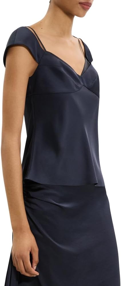 Theory Women's Ss Peek Cami Top