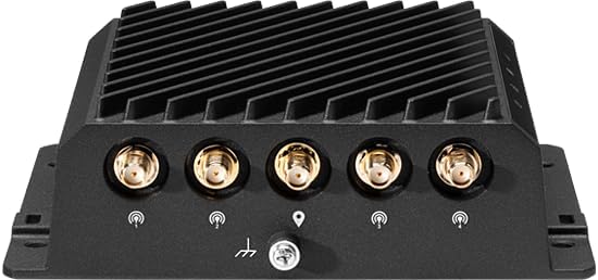 R980 WiFi Router with 1-yr NetCloud Mobile Router Essentials Plan, (5G Modem 4FF SIM Slots, and Embedded eSIM), no AC Power Supply or Antennas, Global