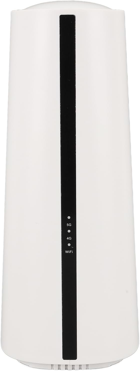 5G Internet Router Full Band Gigabit Dual-Band WiFi Router for Home & Office Use, Compatible with US Plug, White Shell
