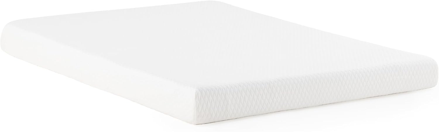 Linenspa 5 Inch Gel Infused Memory Foam Mattress - Full Size - Firm - Low Profile Bed - Mattress in a Box - Youth or Kids Bed - Guest Bedroom - Pressure Relieving and Breathable - CertiPur Certified