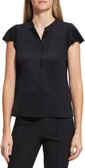 Theory Women's Ruffle Sleeve Top