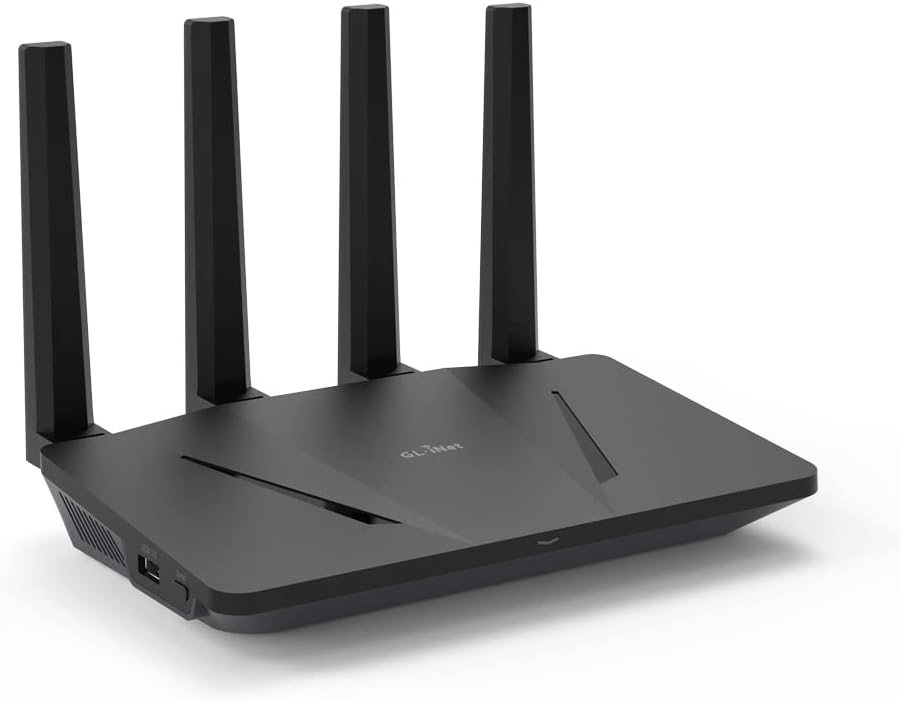 GL.iNet GL-AX1800(Flint) WiFi 6 Dual Band Gigabit Wireless Internet Router & GL-MT3000 (Beryl AX) Portable Travel Router