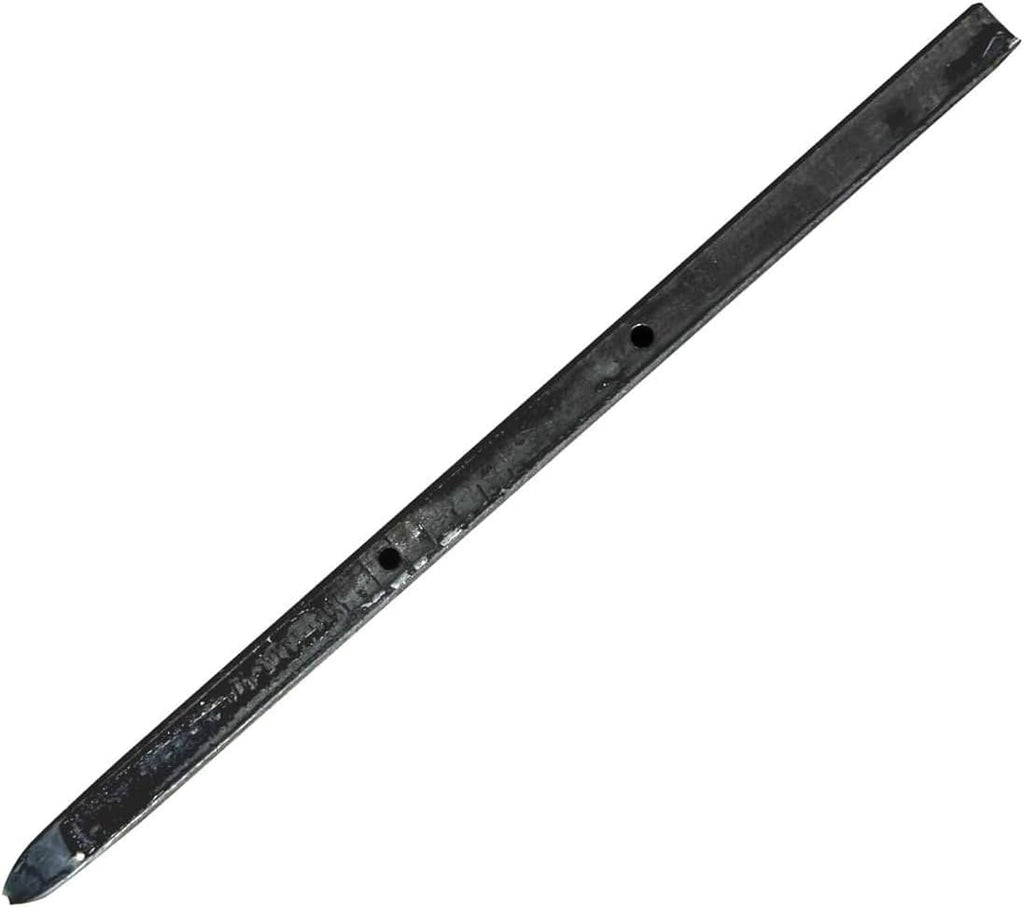Sandbaggy 12' Square Steel Concrete Form Stakes with Nail Holes - 5/8' Wide - Rust Resistant Coating - Removable, Reusable - Construction Grade Stakes (12 inch, 200)