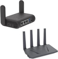 GL.iNet GL-A1300 (Slate Plus) Wireless VPN Encrypted Travel Router & GL-AX1800(Flint) WiFi 6 Router -Dual Band Gigabit Wireless Internet Router