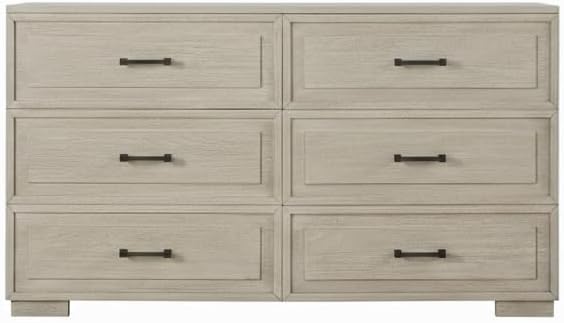 First of a Kind Celine Modern 5 Piece King Bedroom Set with Warm Wood Finish Clean Contemporary Design Coordinated Furniture Collection
