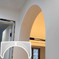 Elegant Interior Doorway Arch Kit, Rounded Drywall Molding & Trim, Precurved Gypsum Corner Architrave Decor, 8.5'x8.5'x8.5' (21.5x21.5x21.5cm)
