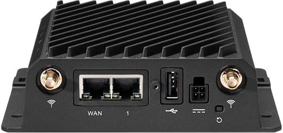 R980 WiFi Router with 1-yr NetCloud Mobile Router Essentials Plan, (5G Modem 4FF SIM Slots, and Embedded eSIM), no AC Power Supply or Antennas, Global