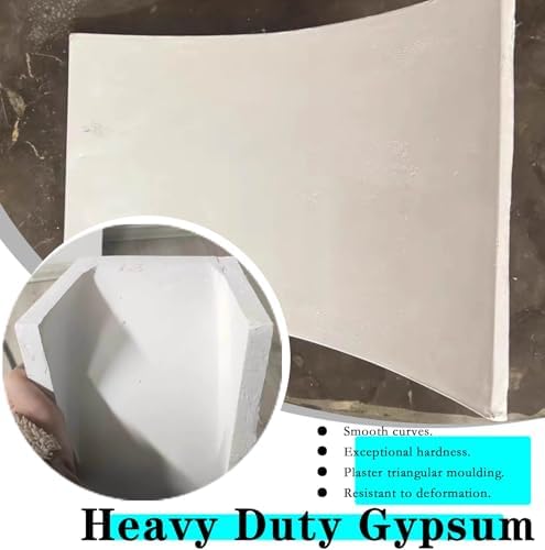 Elegant Arched Doorway Kit - Rounded Drywall Molding & Trim, Pre-Curved Gypsum Corner Architrave for Interior Decor (8.5x8.5x8.5cm, 21.5x21.5x21.5cm)