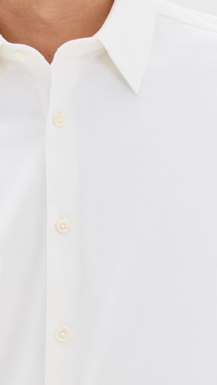 Theory Men's Structure Knit Irving Short Sleeve Shirt
