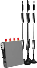 Dual Serial Port RS232 RS485 CPE Outdoor High-Speed Internet Access Card Dual Network Port 5G Industrial Router x 1 Set (Global Version + Sucker Antennas)