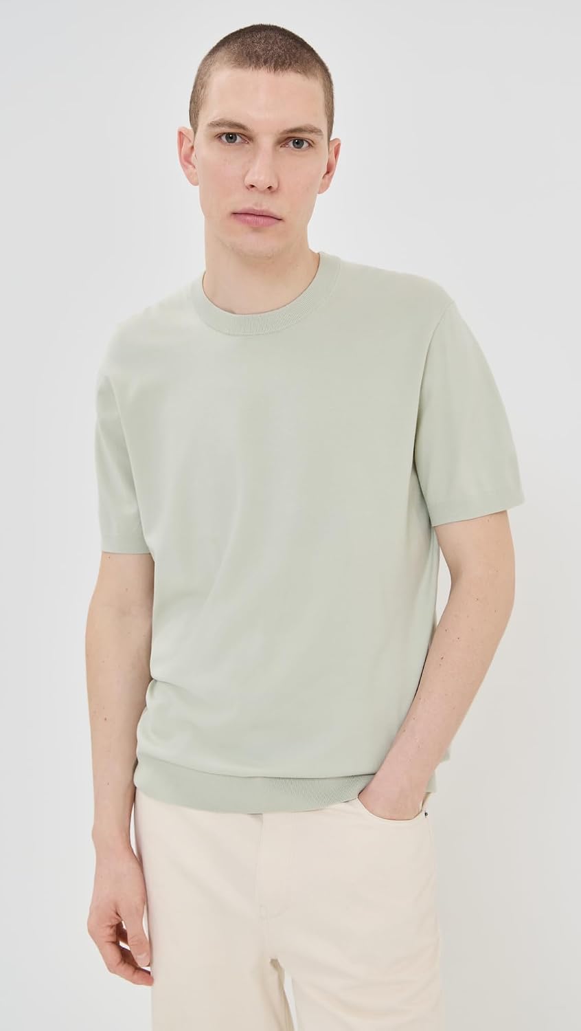 Theory Men's Light Bilen Soris Knit Tee