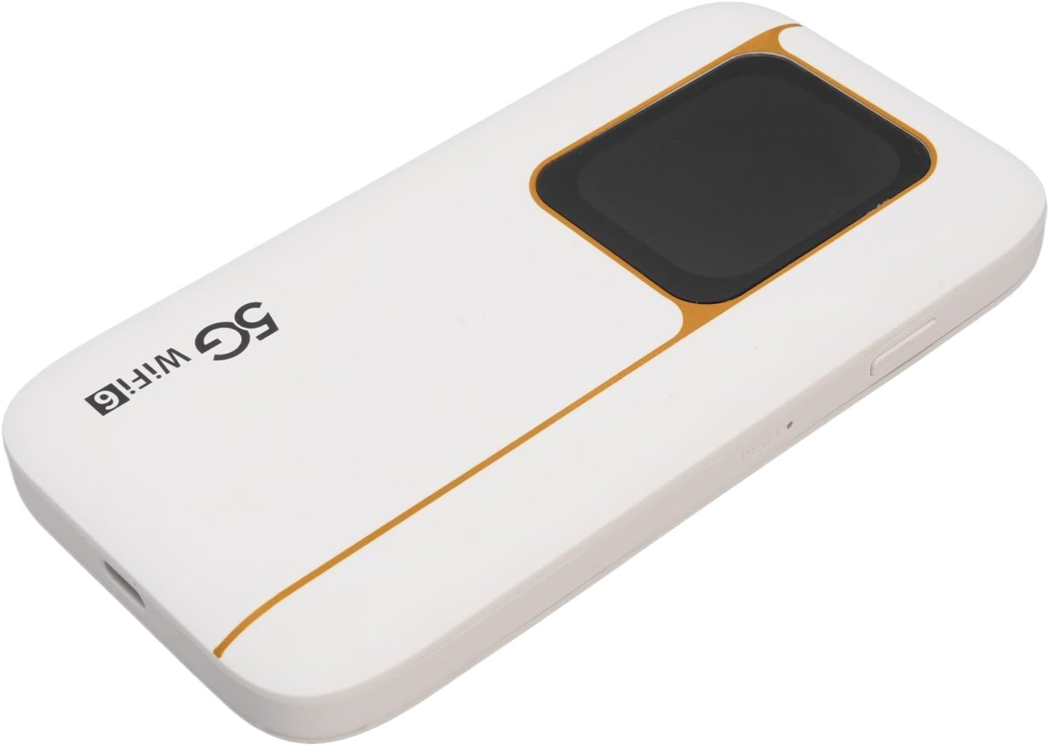 Zunate 5G Mobile Hotspot WiFi 6 Touch Screen Router with 7100mAh Battery, Dual Band 2.4/5.8GHz, SIM Slot, Supports 16 Devices, IP67, Portable for Travel and Home