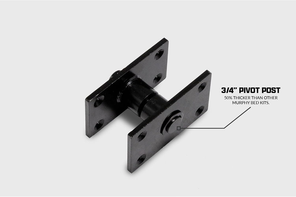 Wilding Wallbeds Murphy Bed Mechanism Kit, Twin Size, DIY Piston Lift Hardware for Cabinet Bed, Easy to Follow Instructions, Supports 1,500lbs