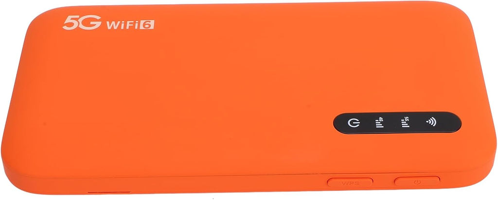 5G Mobile Hotspot for Travel - 5G WiFi6 Mobile Hotspot Router with Sim Card Slot, 6100mAh Battery Portable Device, Portable Router for Phone Tablet