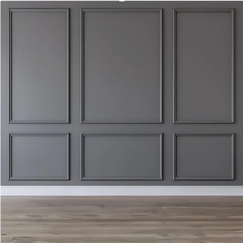 Peel and Stick Wall Molding Kit – Pre Cut Wainscoting Panels, DIY Molding Trim for Walls, Easy Install Accent Wall Kit, Peel and Stick Wainscoting Panels, Wainscoting Panels