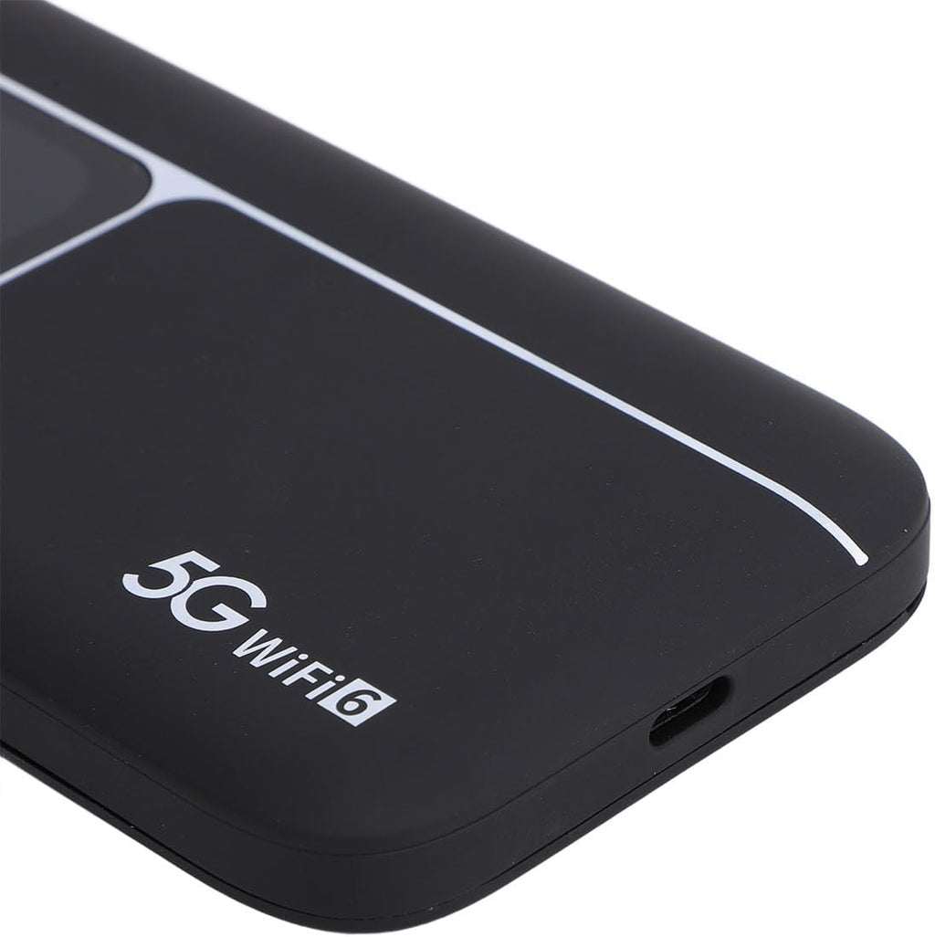5G WiFi6 LTE Mobile Hotspot, 5G Router with Sim Card Slot, International Coverage Modem, Portable Internet Devices for Travel, 16 Devices, 2.01 Inch Color Screen