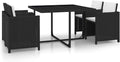 5 Piece Patio Dining Set with Cushions Poly Rattan Blackqueen Bed Frame with headboard Queen Size Bed Frame King Size Bed Frame King Platform Bed Frame Metal Bed Frame Queen Size