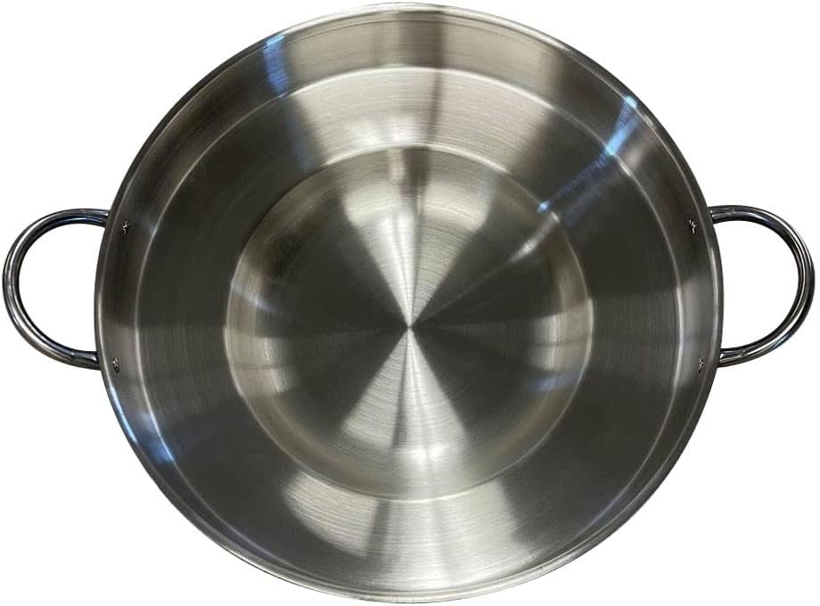 23'x7' Heavy Duty Stainless Steel Concave Comal Griddle Great Comal para Tacos Tortillas Maker, Griddle Cooking Camping