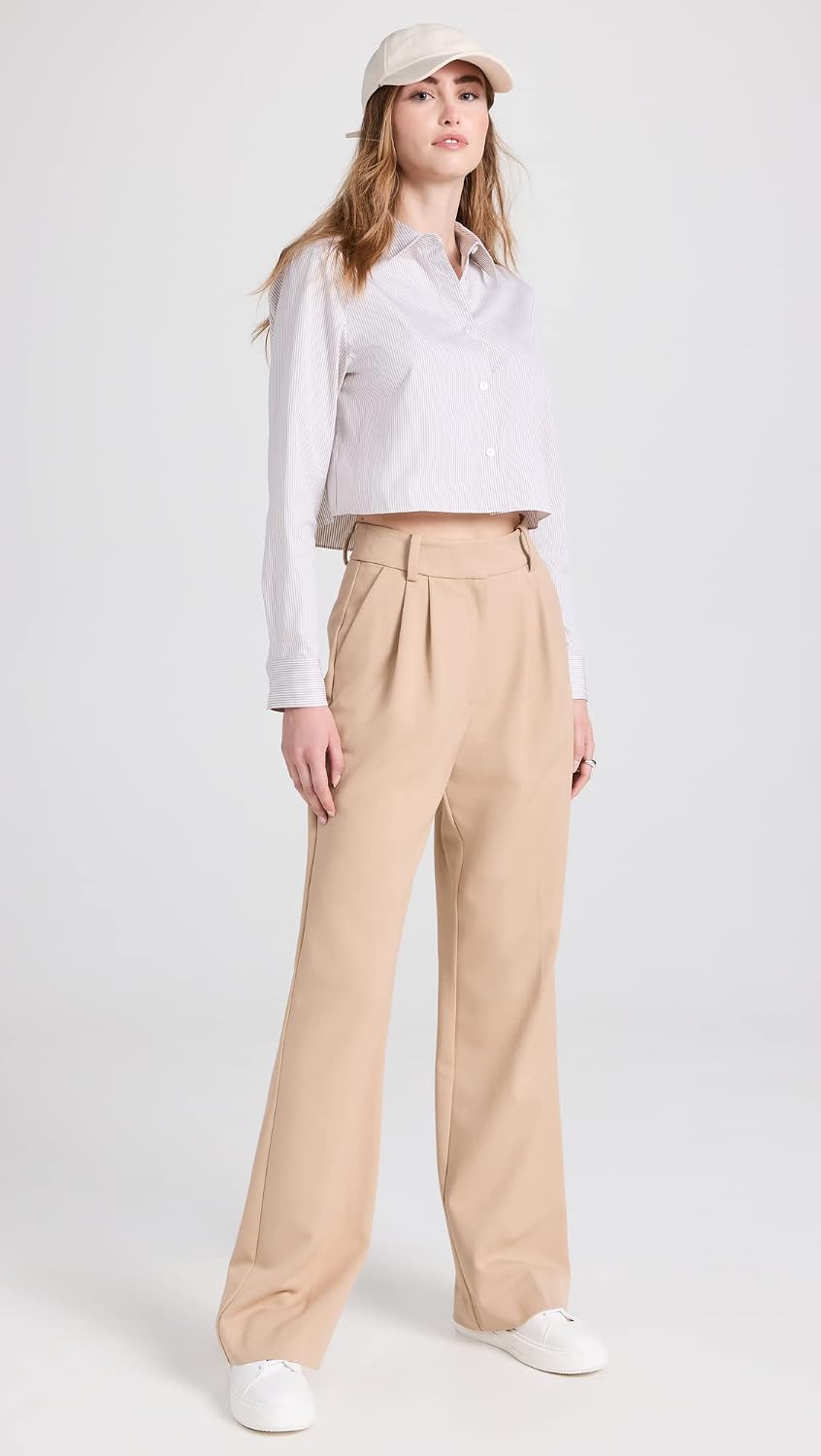 Theory Women's Crop Classic Shirt