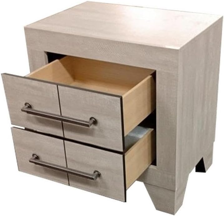 Best Quality Furniture 5 Piece Bedroom Set in Rustic Gray Oak Wood in Queen