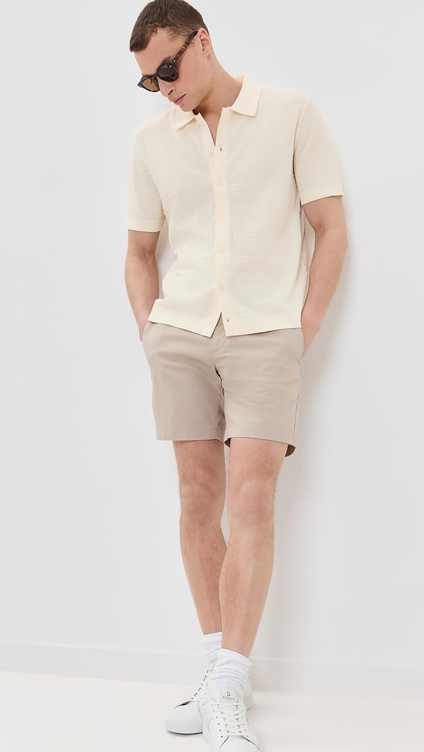 Theory Men's Cairn Short Sleeve Shirt in Cotton