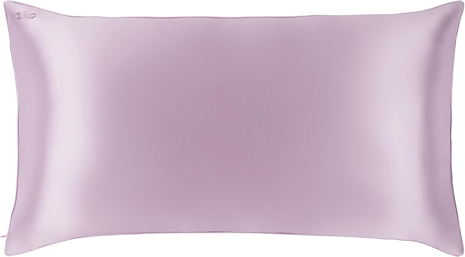 slip King Pure Silk Pillow Case - 100% Pure 22 Momme Mulberry Silk - King Size Standard Pillow Case - Anti-Aging, Anti-BedHead, Anti-Sleep Crease, Wildflower (20' x 36')