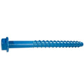 Torquemaster Blue Ruspert Large Diameter Hex Masonry Screws, 10 Pieces - 1/2' x 8' Rust Resistant Concrete Masonry Screws, Hex Head for Interior & Exterior Construction, Repair
