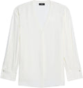 Theory Womens Volume Sleeve Blouse