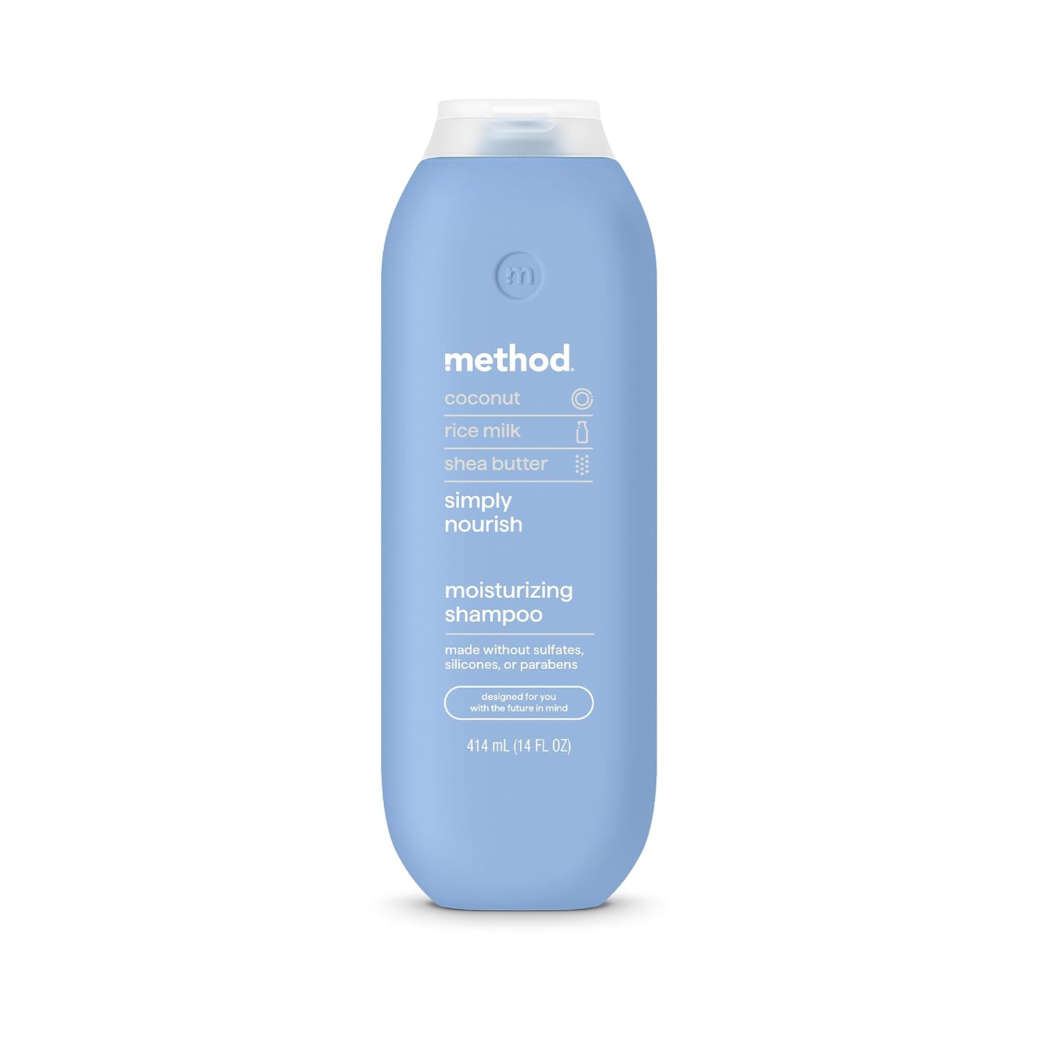 Method Moisturizing Shampoo, Simply Nourish - Hydrates and Revives Dry Hair, Safe for Color-Treated Hair – Sulfate Free and Cruelty Free - 14 oz (Pack of 12)