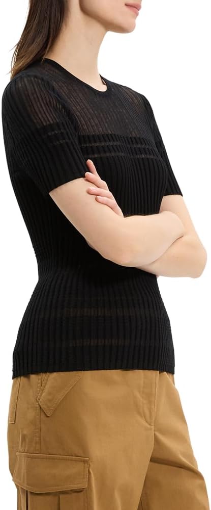 Theory Women's Sheer Stripe T