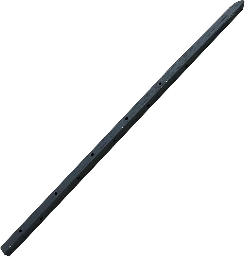 Sandbaggy 24' Square Steel Concrete Form Stakes with Nail Holes - 5/8' Wide - Rust Resistant Coating - Removable, Reusable - Construction Grade Stakes (24 inch, 300)