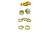 Nuts and Bolts Grade 8 Heavy Duty Hex Cap Bolts Assortment Kit with Nuts Washers for Furniture