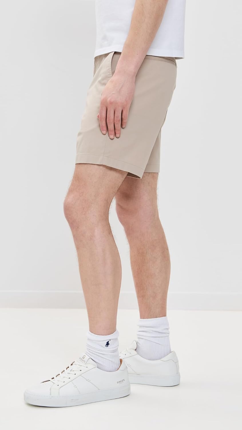 Theory Men's Hanson Twill Zaine Shorts 7'