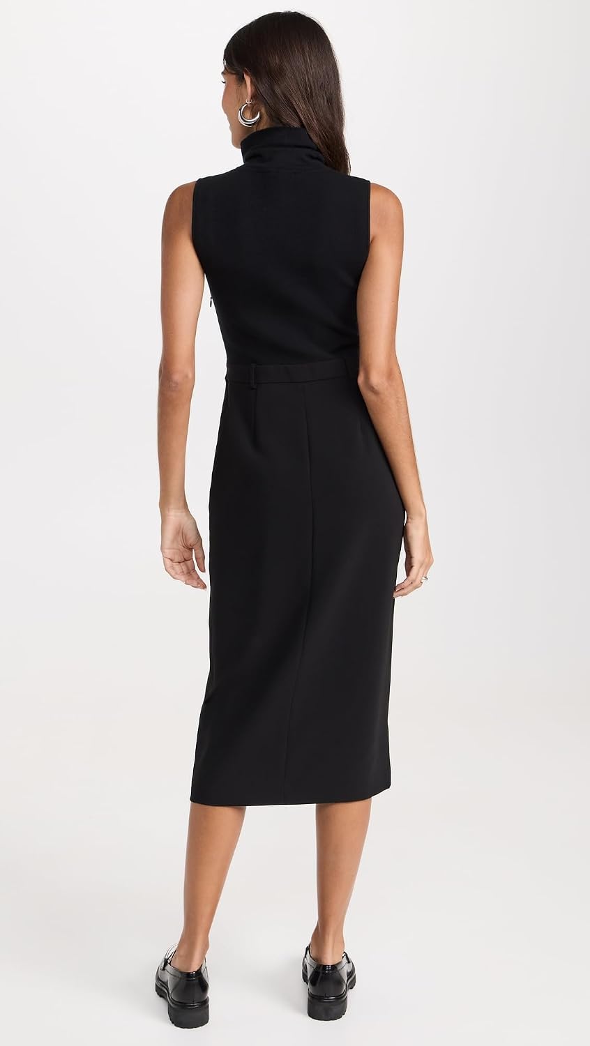 Theory Women's Funnel Neck Dress