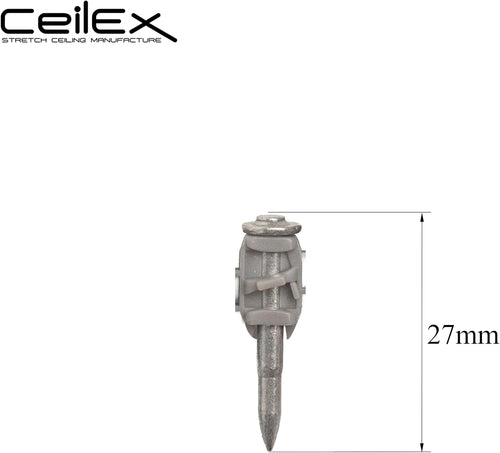1000x Collated Concrete Nails 5/8''-16mm,3/4''-19mm,7/8''-22mm,1''-25mm,1 1/16''-27mm,1 1/4''-32mm,500x 1 1/2''-38mm,or 200x Plastic Cable Trunking Fastener -for Hilti only B4 MX,BX4 (1 1/16'' (27mm))