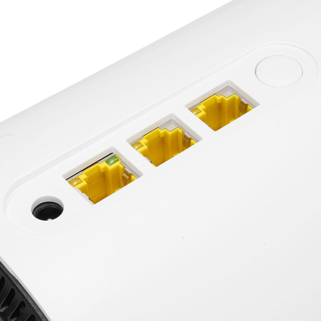 Sanpyl Dual Band WiFi 6 Router - High Speed NR NSA SA 5G CPE Router with 2 SIM Card Slots & 2.5G WAN/LAN, 50+ User Sharing, for Home Indoor (US Plug)