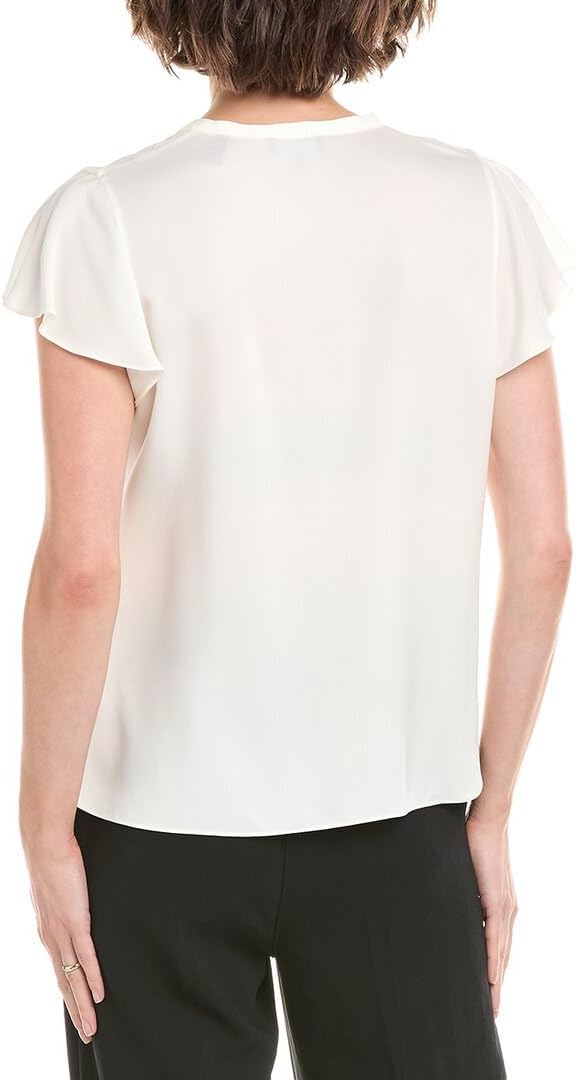 Theory Women's Ruffle Sleeve Top