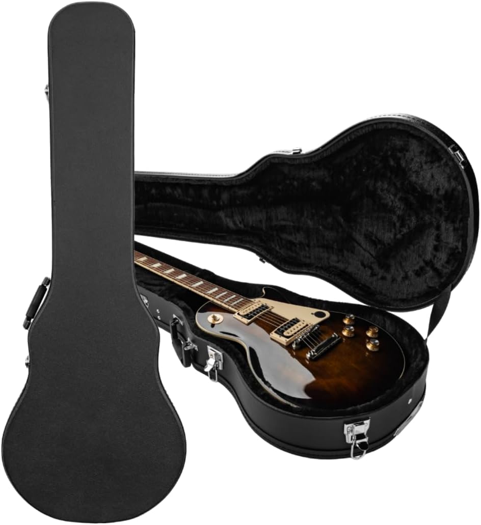 Gator Cases Traditional Series Hard-Shell Wood Case for Les Paul Style Guitars (GWE-LPS-BLK)