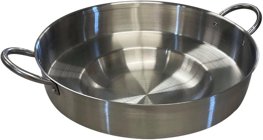 23'x7' Heavy Duty Stainless Steel Concave Comal Griddle Great Comal para Tacos Tortillas Maker, Griddle Cooking Camping