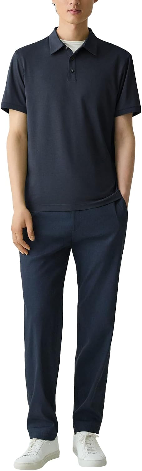 Theory Men's Noran Polo in Jersey Lyocell