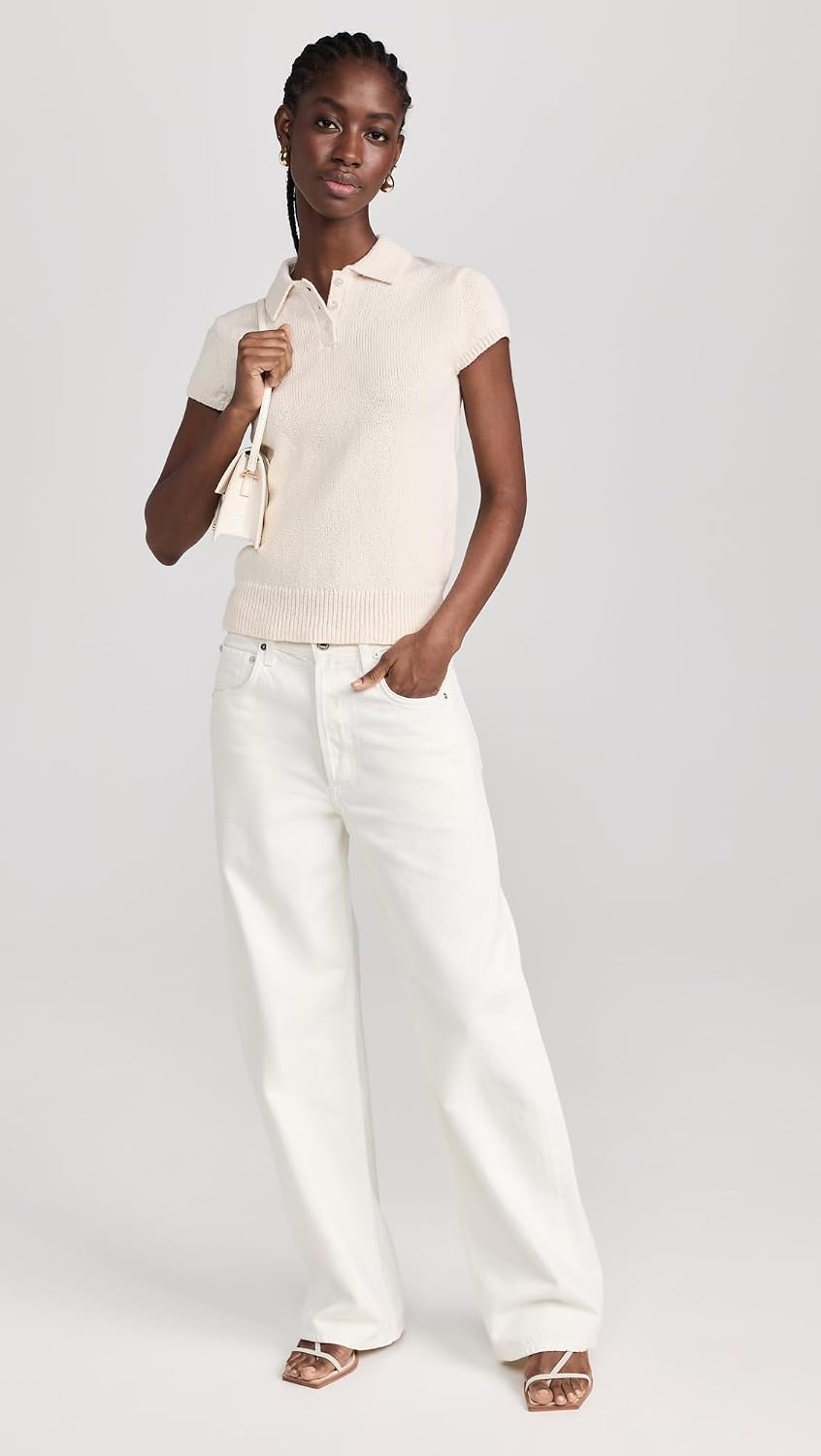 Theory Women's Cap Sleeve Polo