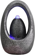Tabletop Water Fountain Indoor - Water Fountain Decor for Meditation, Relaxation for Yoga, Study, Tea, Living Room, Office, Beauty Club Decor (Large)